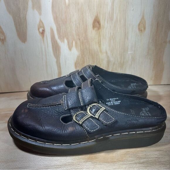 Dr. Martens Brown Leather Slip-On Loafers Men’s Size 9 - Picture 9 of 9